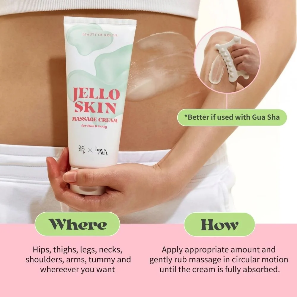 Jello Skin Massage Cream For Face And Body - 200ml - Image 6